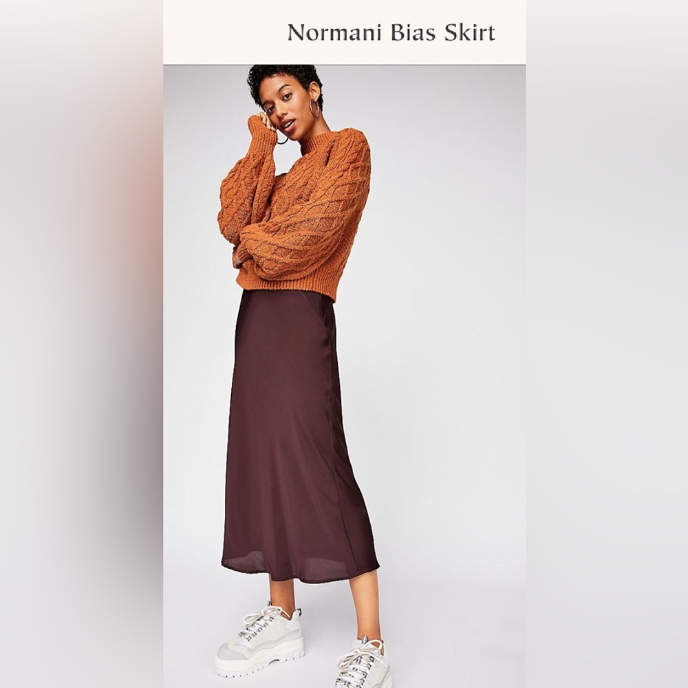 Free People Normani Bias Skirt